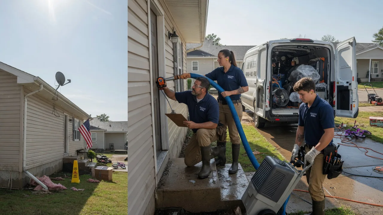Ceiling Water Damage Restoration in Keysville, VA near me
